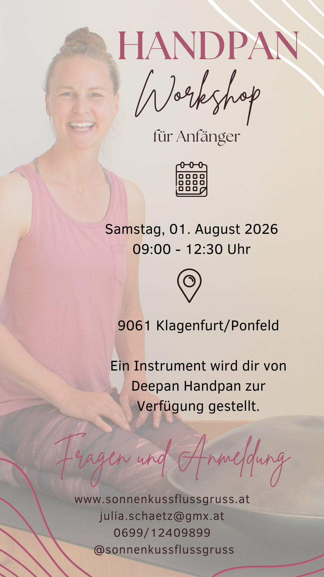 Handpan Workshop August 2026 Handpan Workshop August 2026